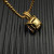 David Yurman Gold 11mm Four-Prong Champagne Diamond Necklace