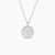 David Yurman Gold Diamond Initial G Disc Pendant Necklace