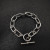 David Yurman Cable Twist Silver Rotating Clasp Bracelet, Length 21cm