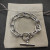 David Yurman Cable Twist Silver Rotating Clasp Bracelet, Length 21cm