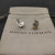 David Yurman Gold and Silver Interlocking Heart Stud Earrings, 11mm