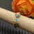 David Yurman 2.3mm Gold and Silver Renaissance Turquoise Pav&Atilde;&copy; Diamond Ring