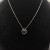 David Yurman 7mm Cable Twist Square Blue Diamond Pendant Necklace, 1.5mm Chain, Length 45cm + 5cm
