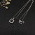 David Yurman 7mm Cushion-Cut Center Stone Necklace Black Diamond