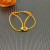 David Yurman Yellow Double Ring Nylon Cord Bracelet