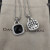 David Yurman 14mm Cushion-Cut Center Stone Necklace with Champagne Pav&Atilde;&copy;