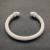 David Yurman 7mm White Colorful Enamel Cuff Bracelet, Fits Wrist Size 16cm - 20cm