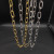 David Yurman Silver and Gold Madison Chain Necklace