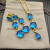David Yurman Marbella Blue Diamond Necklace