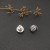 David Yurman Silver 14mm Cable Spiral Stud Earrings