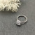 David Yurman Four-Prong Square White Diamond Ring