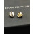 David Yurman Gold 11mm Pav&Atilde;&copy; Cross Stud Earrings