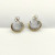 David Yurman 19.5mm Gold and Silver Shrimp Hoop Earrings