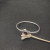 David Yurman 3mm Cable Square Red Diamond Bracelet