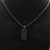 David Yurman Black and Gold Pav&Atilde;&copy; Black Diamond Logo Necklace