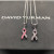 David Yurman Cable Twist Ribbon Pink Diamond Pendant Necklace, Pendant Size 24.4 x 6.7mm, 1.5mm Chain, Length 45cm + 5cm
