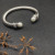 David Yurman 7mm Cable Cuff Bracelet with Rotating End Caps