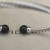 David Yurman 3mm Silver Cable Bracelet with Black Onyx