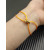 David Yurman Yellow Double Ring Gold Nylon Cord Bracelet