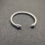 David Yurman 5mm Silver Colorful Enamel Cuff Bracelet, Fits Wrist Size 16cm - 20cm