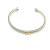 David Yurman 4mm Cable Cuff Bracelet with Single X Station Accent