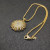 David Yurman Gold Sunflower Cable Pav&Atilde;&copy; Diamond Necklace