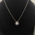 David Yurman 7mm Cable Twist Square White Agate Pendant Necklace, 1.5mm Chain, Length 45cm + 5cm