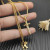 David Yurman Gold Petal Dagger Necklace