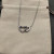 David Yurman Silver Double Heart Clasp Necklace, 1.5mm Chain, 45+5cm Adjustable Length
