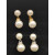 David Yurman 8mm and 10mm Double Pearl Drop Earrings