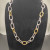 David Yurman Madison Multi-Link Gold and Silver Chain Necklace 50cm