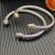 David Yurman 5mm Gold and Silver Pav&Atilde;&copy; Half-Diamond Cable Bracelet