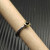 David Yurman Gold and Silver 2.8mm Petite Cable Black Onyx Ring