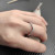 David Yurman Silver Heart Pav&Atilde;&copy; Diamond Ring
