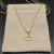 David Yurman 11mm Gold Openwork Heart Pav&Atilde;&copy; Diamond Necklace