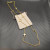David Yurman Gold Clover Sweater Necklace 90cm Long Chain