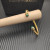 David Yurman 6mm Gold Malachite Cable Cuff Bracelet