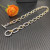 David Yurman Gold and Silver Cable Blue Sapphire Necklace 50cm