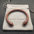 David Yurman 7mm Beige Colorful Enamel Cuff Bracelet, Fits Wrist Size 16cm - 20cm