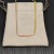 David Yurman 1.7mm Pav&Atilde;&copy; Bar Red Diamond Necklace