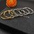 David Yurman Gold 42mm Infinity Hoop Earrings