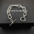 David Yurman Cable Twist Silver Rotating Clasp Bracelet, Length 21cm