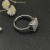David Yurman Four-Prong Pav&Atilde;&copy; Diamond Ring Silver