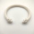 David Yurman 7mm White Colorful Enamel Cuff Bracelet, Fits Wrist Size 16cm - 20cm