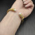 David Yurman 4mm Gold Twisted Cable Pearl Bracelet