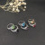 David Yurman Small Pav&Atilde;&copy; Green Diamond Rings