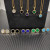 David Yurman 17.8mm Gold Round Peacock Green Diamond Necklace