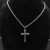 David Yurman Chevron Cross Black Diamond Necklace