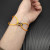 David Yurman Yellow Double Ring Nylon Cord Bracelet