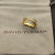 David Yurman Gold Pav&Atilde;&copy; Diamond Interlocking Ring